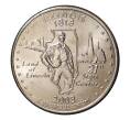 Монета 25 центов (1/4 доллара)  2003 года Р США «Штаты и территории — Иллинойс» (Артикул M2-1039)