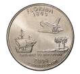 Монета 25 центов (1/4 доллара) 2004 года Р США «Штаты и территории — Флорида» (Артикул: M2-1045) — Фото №1