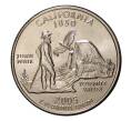 Монета 25 центов (1/4 доллара) 2005 года Р США «Штаты и территории — Калифорния» (Артикул: M2-1049) — Фото №1