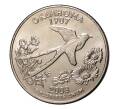 Монета 25 центов (1/4 доллара) 2008 года D США «Штаты и территории — Оклахома» (Артикул: M2-1120) — Фото №1