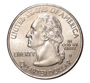 25 центов (1/4 доллара) 2000 года D США «Штаты и территории — Вирджиния»