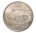 25 центов (1/4 доллара) 2004 года D США «Штаты и территории — Айова» (Артикул M2-1103)