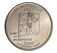 Монета 25 центов (1/4 доллара) 2008 года D США «Штаты и территории — Нью-Мехико» (Артикул: M2-1121) — Фото №1