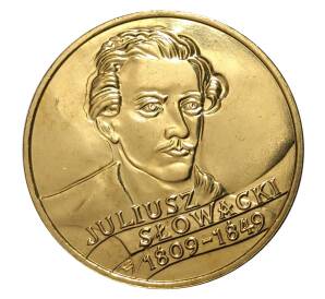 2 злотых 1999 года Юлиуш Словацкий — Фото №1