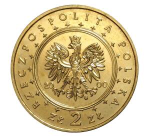 2 злотых 2000 года Дворец в Вилянуве — Фото №2