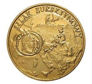 2 злотых 2001 года Янтарный путь — Фото №1