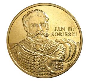 2 злотых 2001 года Ян III Собеский — Фото №1