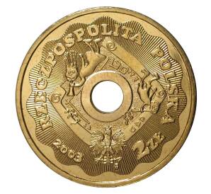 2 злотых 2003 года 10 лет Большому Благотворительному Оркестру — Фото №2