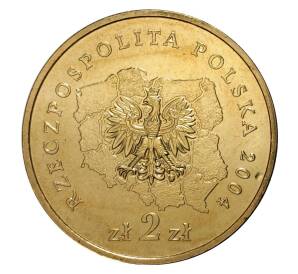 2 злотых 2004 года Куявско-Поморское воеводство — Фото №2