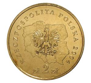 2 злотых 2004 года Нижнесилезское воеводство — Фото №2
