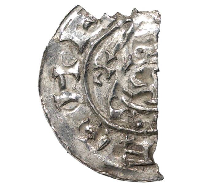 Монета Векша (1/2 западноевропейского денария) Домонгольская Русь (Артикул K1-078)