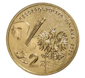 2 злотых 2004 года Польша «Станислав Выспяньский» — Фото №2