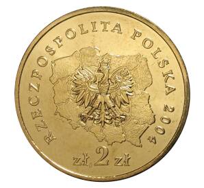 2 злотых 2004 года Польша «Подляское воеводство» — Фото №2