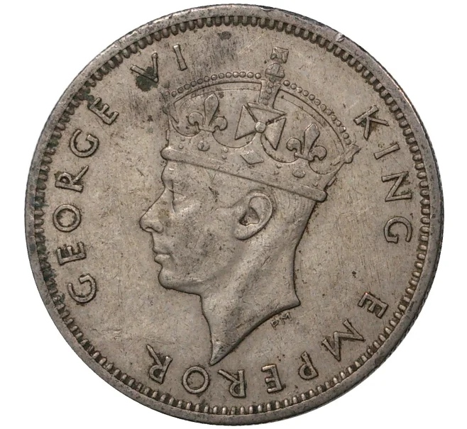 Монета 1 шиллинг 1947 года Южная Родезия (Артикул M2-43676)