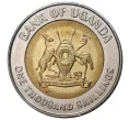 Монета 1000 шиллингов 2012 года Уганда (Артикул M2-43770)