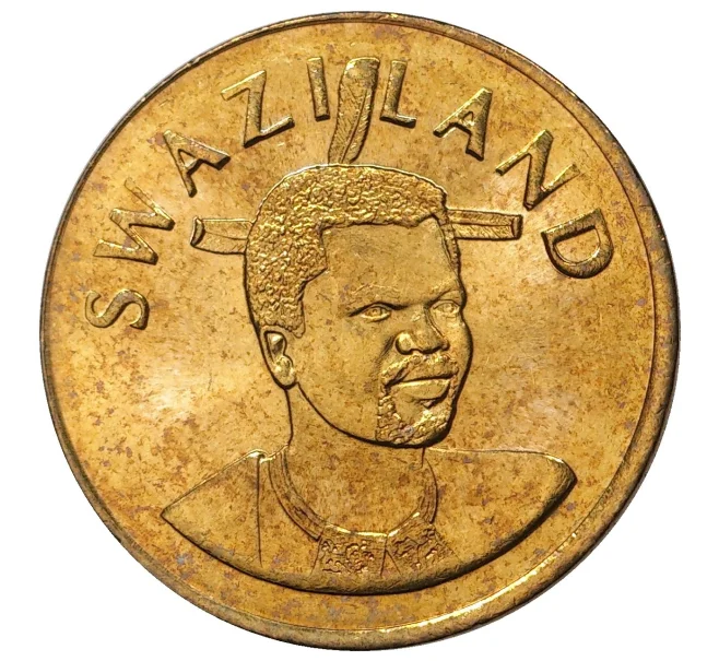 Монета 5 эмалангени 1999 года Свазиленд (Артикул M2-43793)
