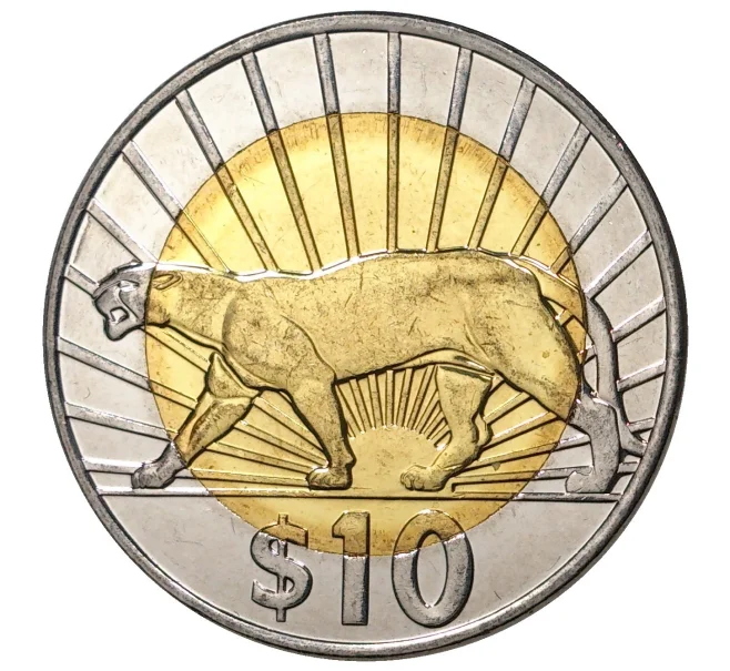 Монета 10 песо 2011 года Уругвай (Артикул M2-43817)