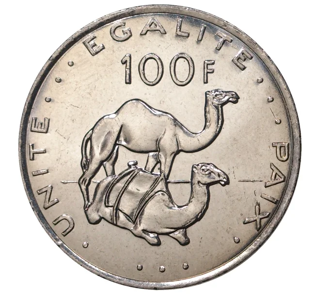 Монета 100 франков 2013 года Джибути (Артикул M2-43836)