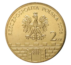2 злотых 2006 года Польша «Сандомир»