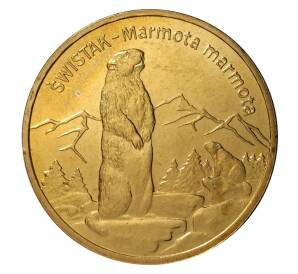 2 злотых 2006 года Альпийский сурок — Фото №1