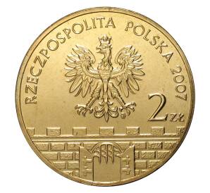 2 злотых 2007 года Польша «Гожув-Велькопольский» — Фото №2