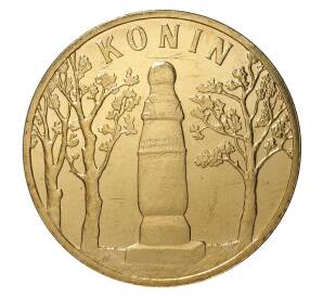 2 злотых 2008 года Конин — Фото №1