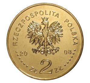 2 злотых 2008 года Польша «90 лет восстановления независимости» — Фото №2