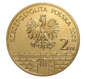 2 злотых 2008 года Бельско-Бяла — Фото №2