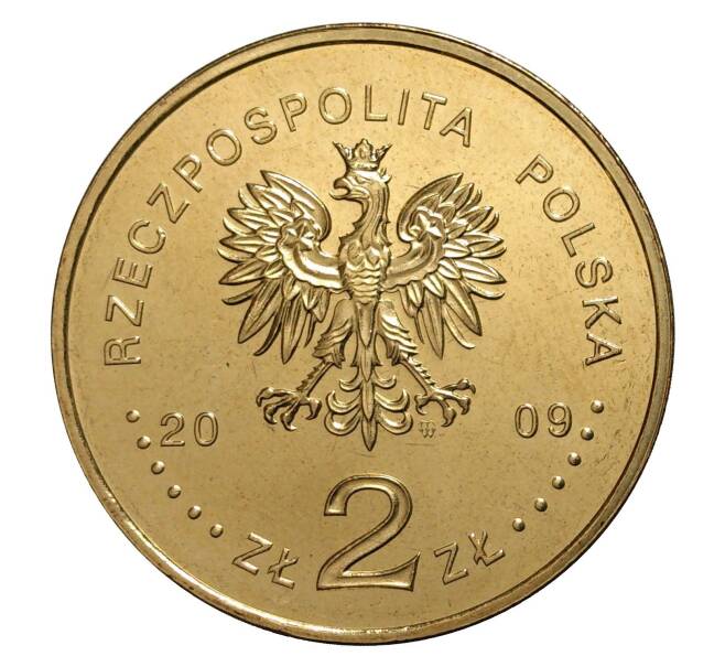 2 злотых 2009 года Польша «70 лет Польского подпольного государства» (Артикул M2-0291)