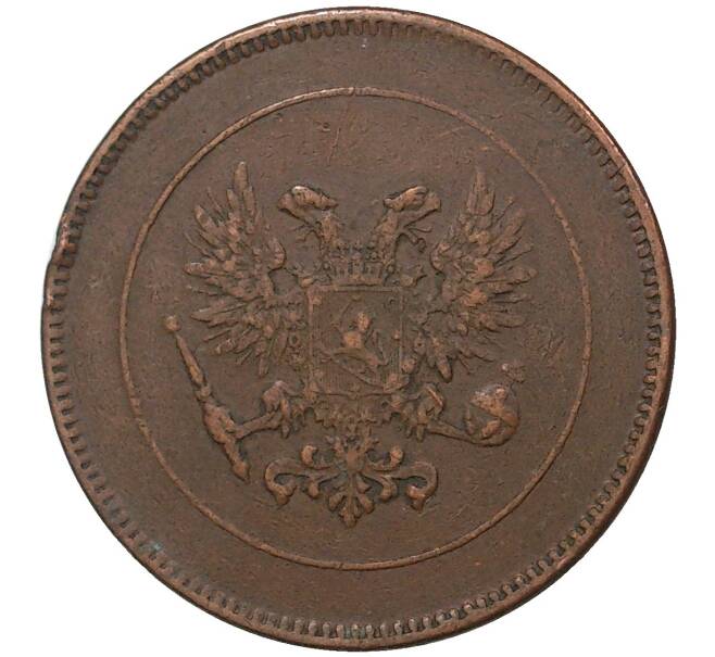 Монета 5 пенни 1917 года Русская Финляндия — Орел без корон (Временное правительство) (Артикул M1-35590)