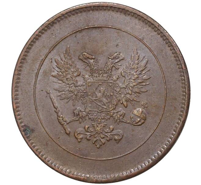 Монета 5 пенни 1917 года Русская Финляндия — Орел без корон (Временное правительство) (Артикул M1-35623)