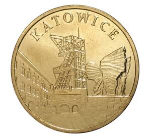 2 злотых 2010 года Польша «Катовице» — Фото №1