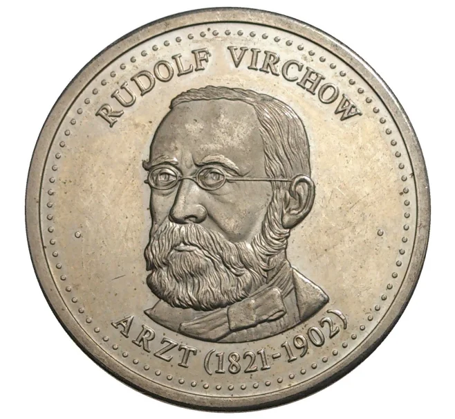 Настольная медаль (жетон) Германия «Рудольф Вирхов» (Артикул H5-0425)