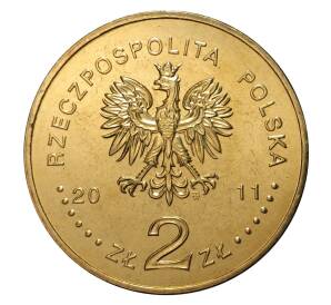 2 злотых 2011 года Польша «Председательство Польши в Совете Европы» — Фото №2