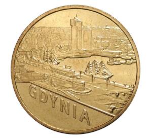 2 злотых 2011 года Гдыня — Фото №1