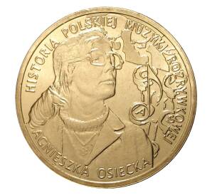 2 злотых 2013 года Польша «Агнесса Асецкая» — Фото №1