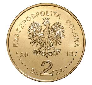 2 злотых 2013 года Польша «Циприан Норвид» — Фото №2