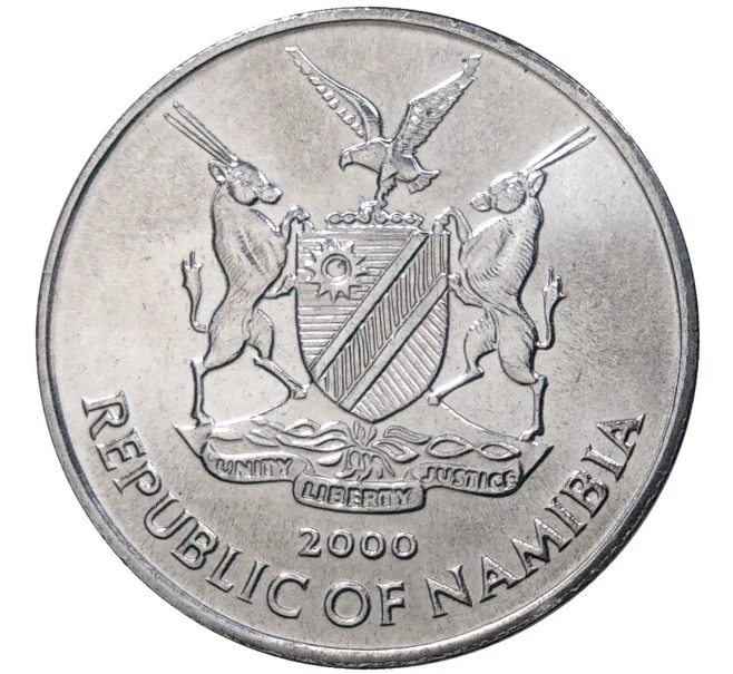 Монета 5 центов 2000 года Намибия «ФАО» (Артикул M2-44037)