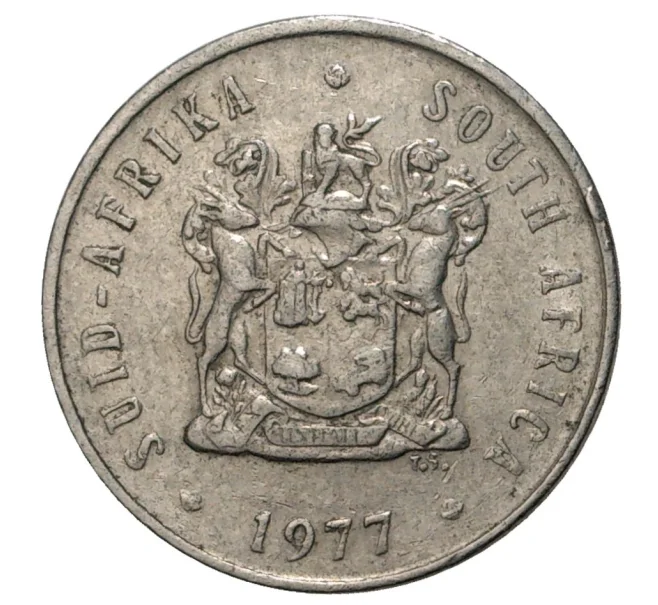 Монета 5 центов 1977 года ЮАР (Артикул M2-44141)