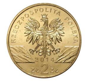 2 злотых 2014 года Польша «Польский коник» — Фото №2