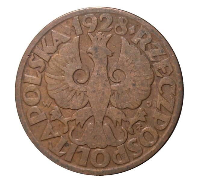 Монета 5 грошей 1928 года (Артикул: M2-0398) — Фото №2