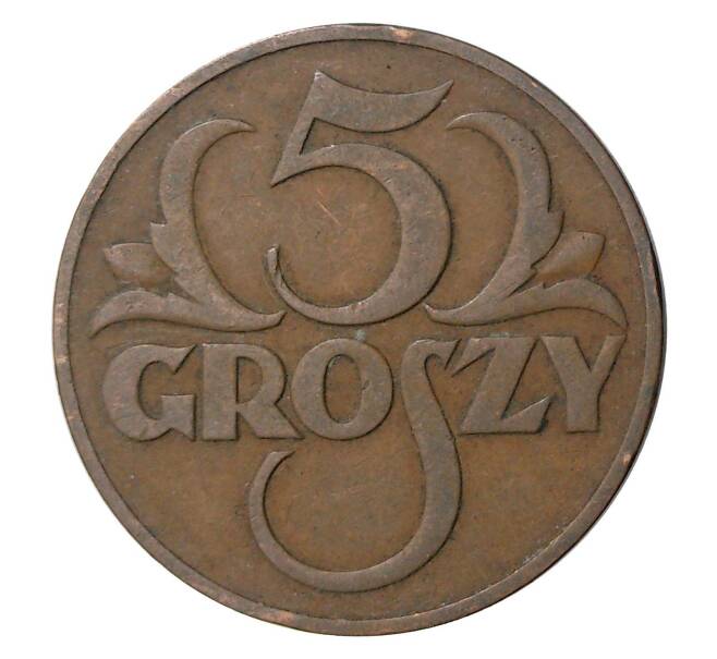 Монета 5 грошей 1937 года (Артикул: M2-0399) — Фото №1