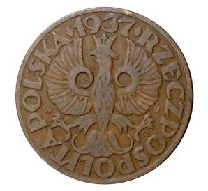 5 грошей 1937 года — Фото №2