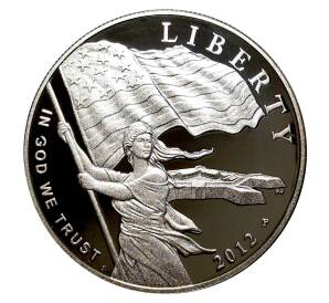 1 доллар 2012 года 200-летие защиты форта Мак-Генри от англичан — Фото №1