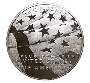 1 доллар 2012 года 200-летие защиты форта Мак-Генри от англичан — Фото №2