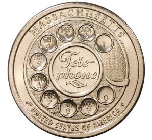 1 доллар 2020 года Р США «Американские инновации — Телефон» — Фото №1