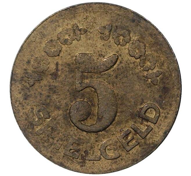 Игровой жетон 5 пфеннигов «spielgeld» Германия (Артикул: H5-0488) — Фото №1