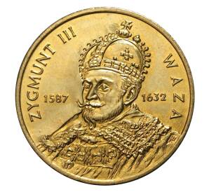 2 злотых 1998 года Сигизмунд III Ваза — Фото №1