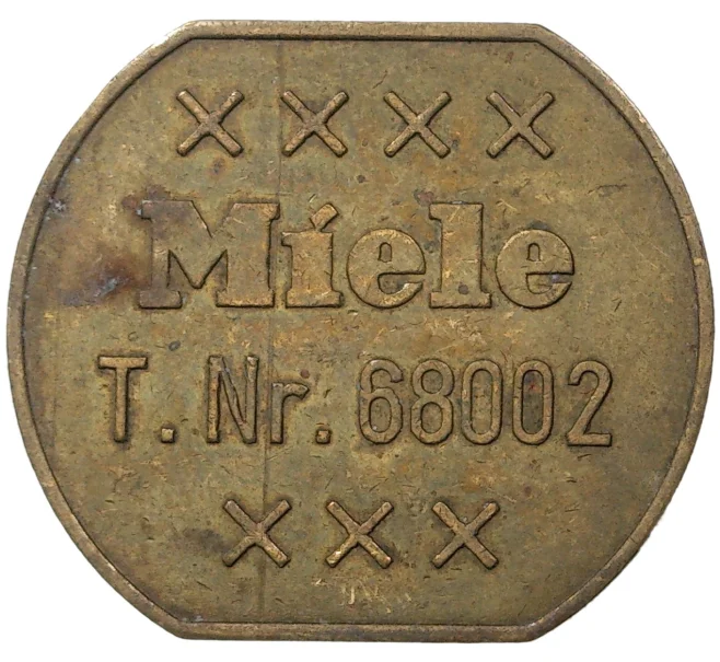 Жетон для автоматических прачечных компании Miele (Германия) (Артикул H5-0516)