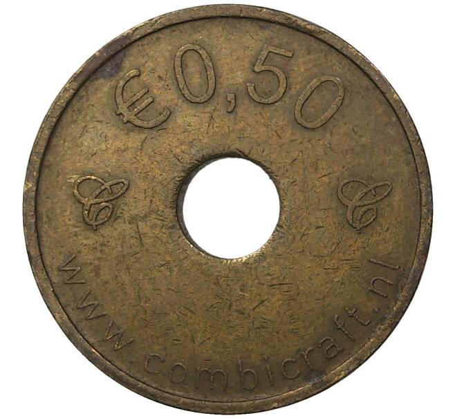 Монетовидный жетон «50 евроцентов» для автоматических монетоприемников (Нидерланды)